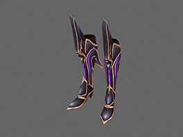 Excellent Silver Heart Rune Mage Boots